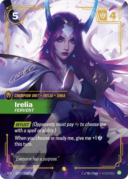 Irelia - Fervent (Signature), Spiritforged 225*/221