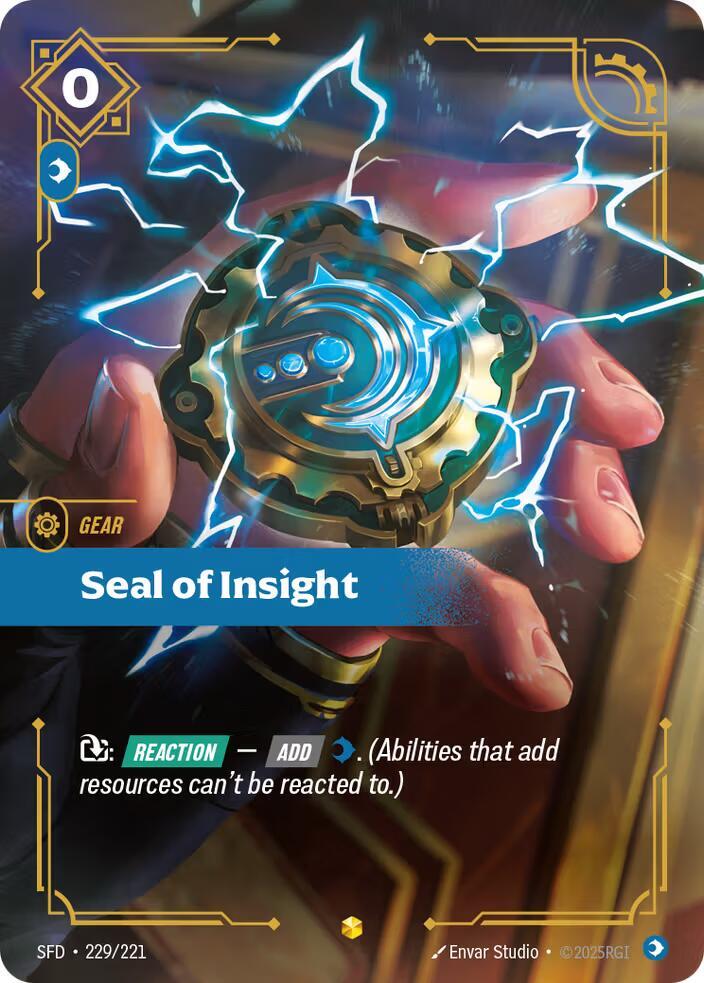 Seal of Insight (Overnumbered), Spiritforged 229/221