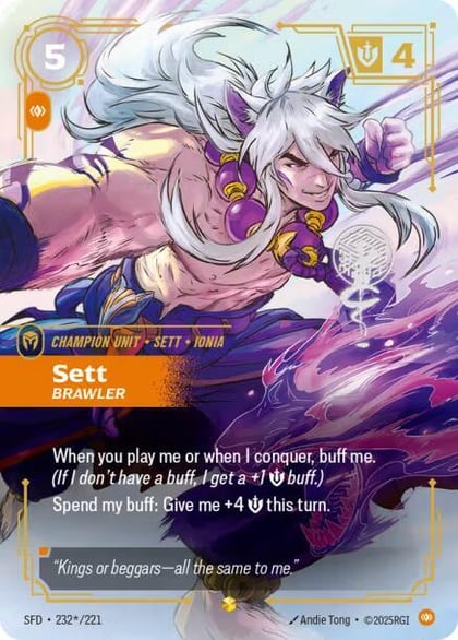 Sett - Brawler (Signature), Spiritforged 232*/221