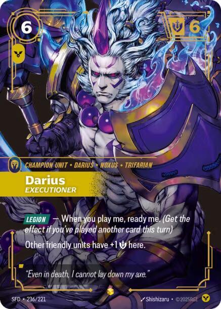 Darius - Executioner (Overnumbered), Spiritforged 236/221