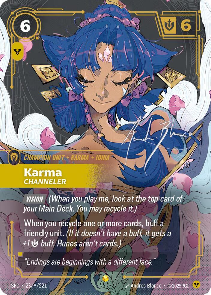 Karma - Channeler (Signature), Spiritforged 237*/221