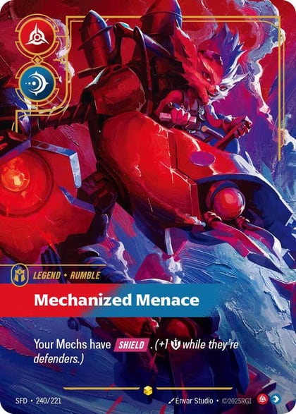 Rumble - Mechanized Menace (Overnumbered), Spiritforged 240/221