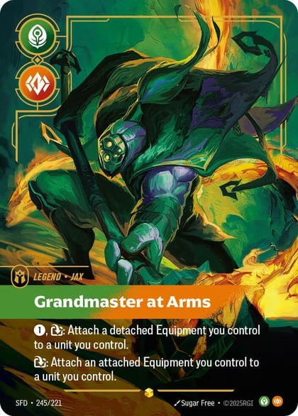 Jax - Grandmaster At Arms (Overnumbered), Spiritforged 245/221