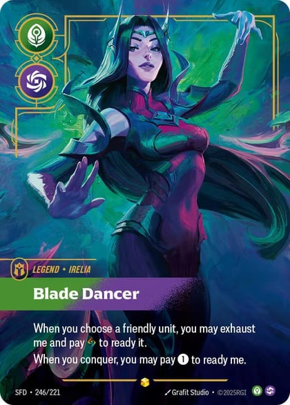 Irelia - Blade Dancer (Overnumbered), Spiritforged 246/221