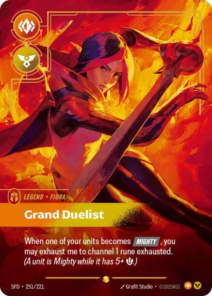 Fiora - Grand Duelist (Overnumbered), Spiritforged 251/221