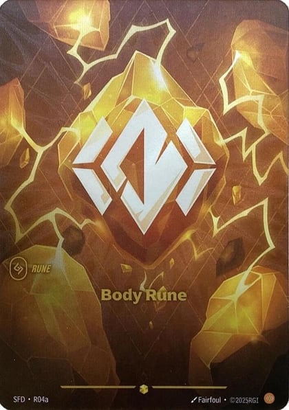Body Rune (R04a), Spiritforged R04a