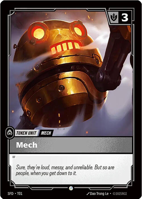 Mech // Gold, Spiritforged T01 // T03