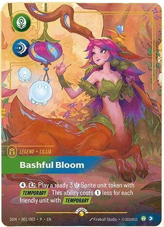 Lillia, Bashful Bloom, Secret Garden 001/003