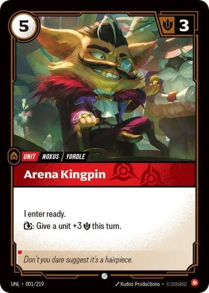 Arena Kingpin, Unleashed 001/219