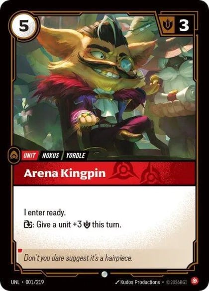 Arena Kingpin, Unleashed 001/219