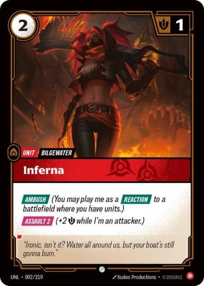 Inferna, Unleashed 002/219
