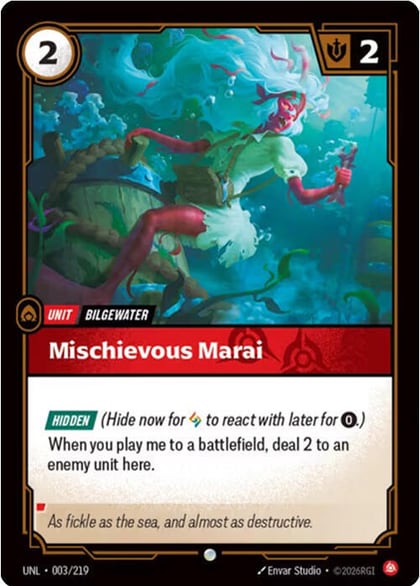 Mischievous Marai, Unleashed 003/219