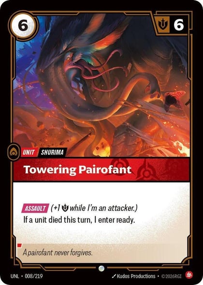 Towering Pairofant, Unleashed 008/219