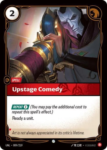 Upstage Comedy, Unleashed 009/219