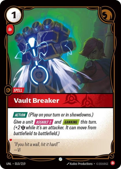 Vault Breaker, Unleashed 010/219