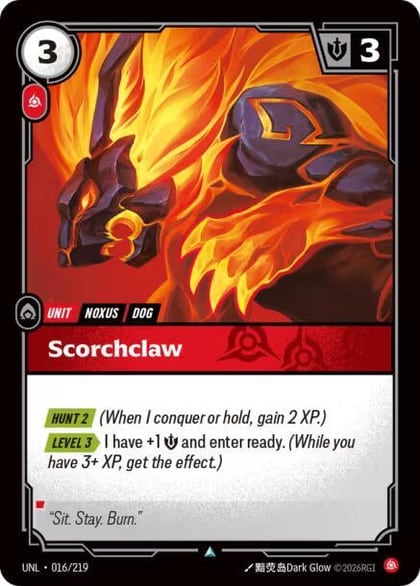 Scorchclaw, Unleashed 016/219