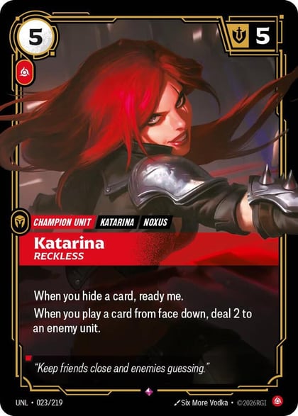 Katarina - Reckless, Unleashed 023/219