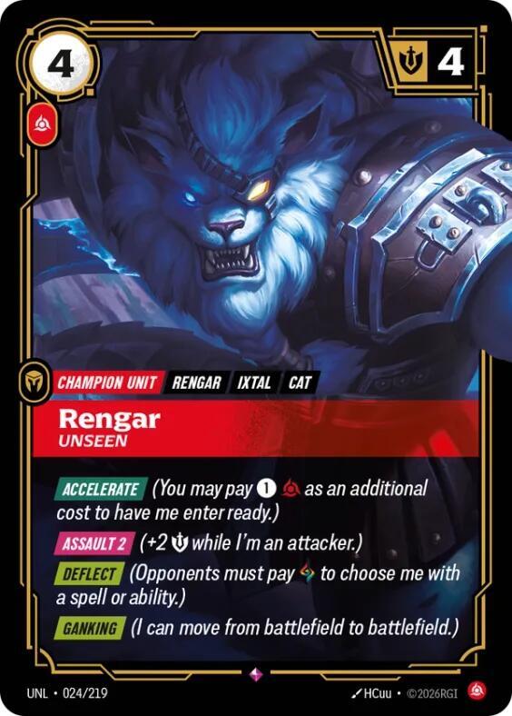 Rengar - Unseen, Unleashed 024/219