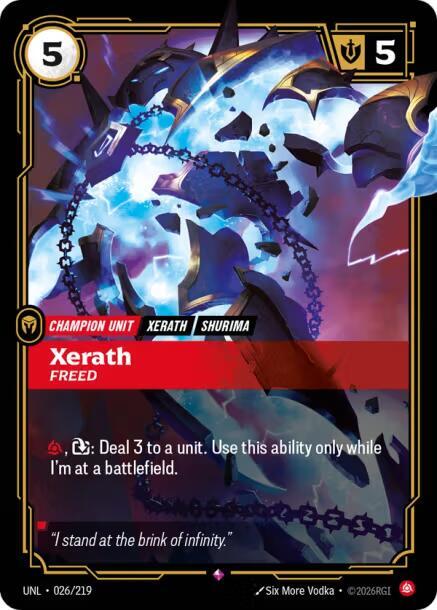 Xerath - Freed, Unleashed 026/219