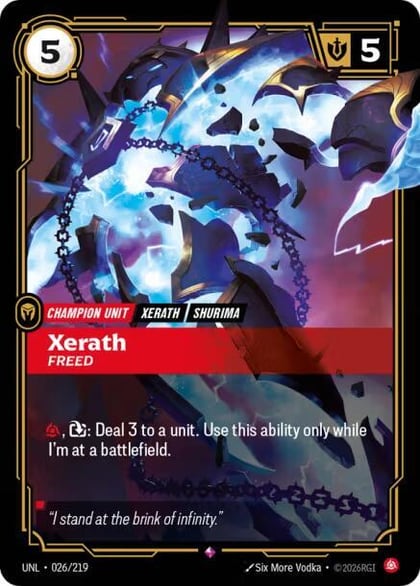 Xerath - Freed, Unleashed 026/219