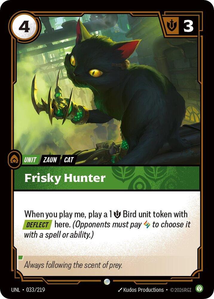 Frisky Hunter, Unleashed 033/219