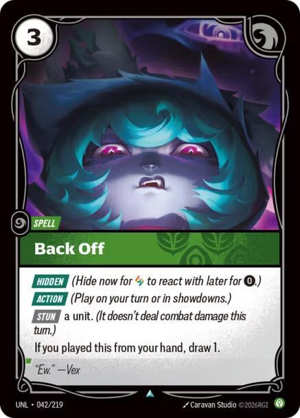 Back Off, Unleashed 042/219