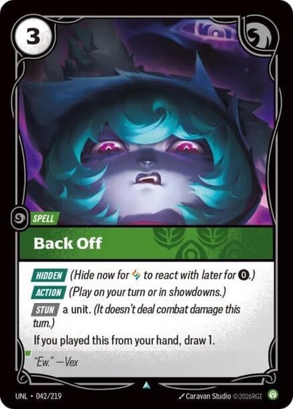 Back Off, Unleashed 042/219