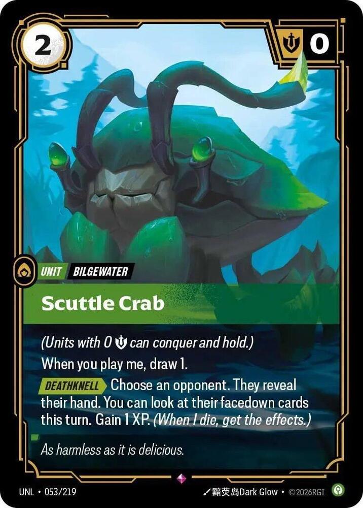 Scuttle Crab, Unleashed 053/219