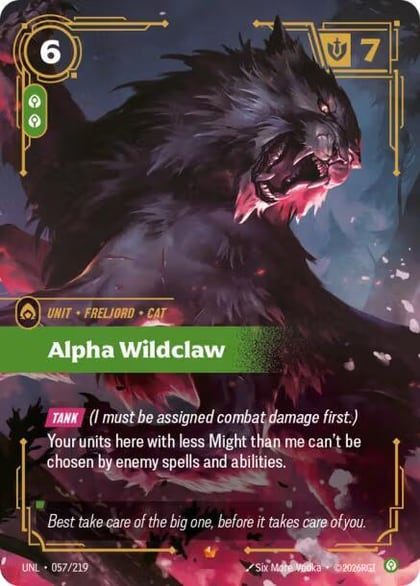 Alpha Wildclaw, Unleashed 057/219