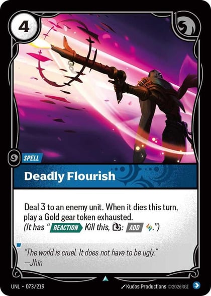 Deadly Flourish, Unleashed 073/219