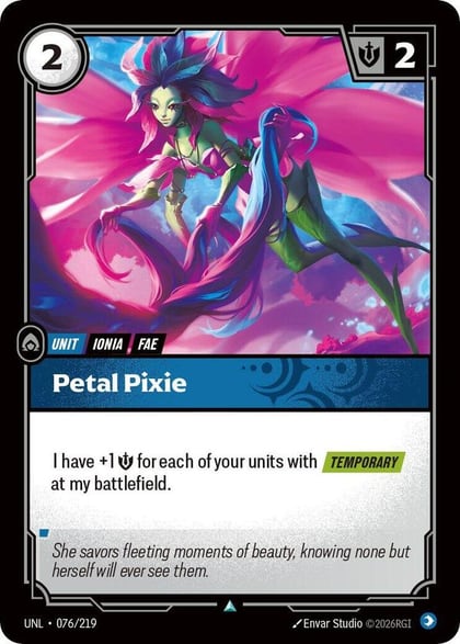 Petal Pixie, Unleashed 076/219
