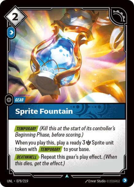 Sprite Fountain, Unleashed 078/219