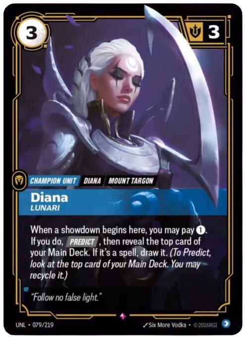 Diana - Lunari, Unleashed 079/219