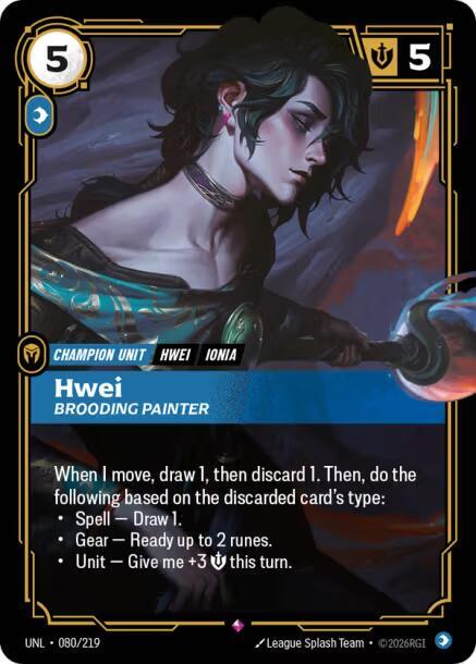 Hwei - Brooding Painter, Unleashed 080/219