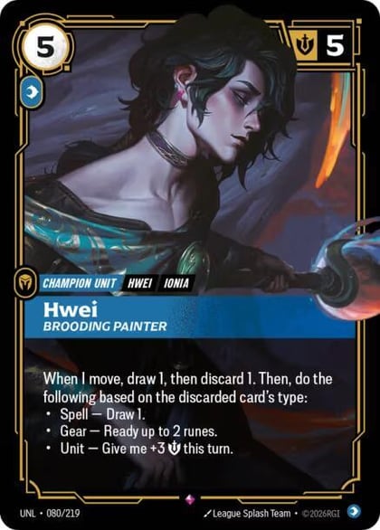 Hwei - Brooding Painter, Unleashed 080/219