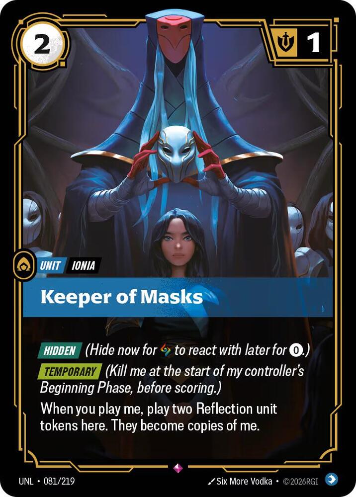 Keeper of Masks, Unleashed 081/219