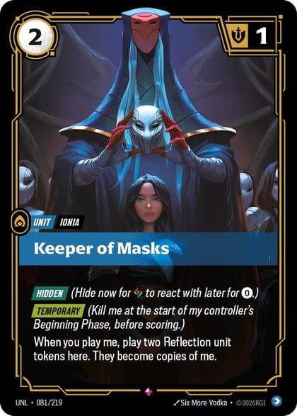 Keeper of Masks, Unleashed 081/219