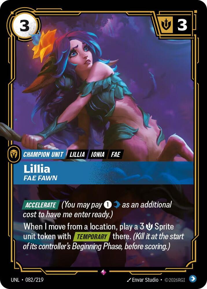 Lillia - Fae Fawn, Unleashed 082/219