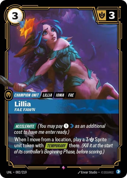 Lillia - Fae Fawn, Unleashed 082/219