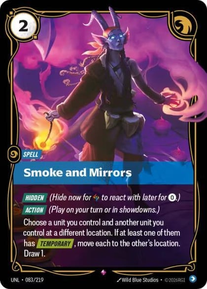 Smoke and Mirrors, Unleashed 083/219