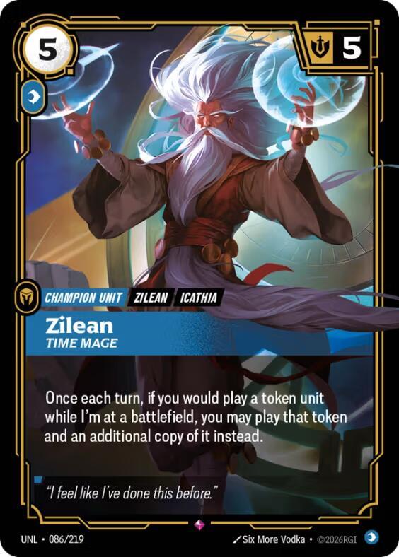 Zilean - Time Mage, Unleashed 086/219