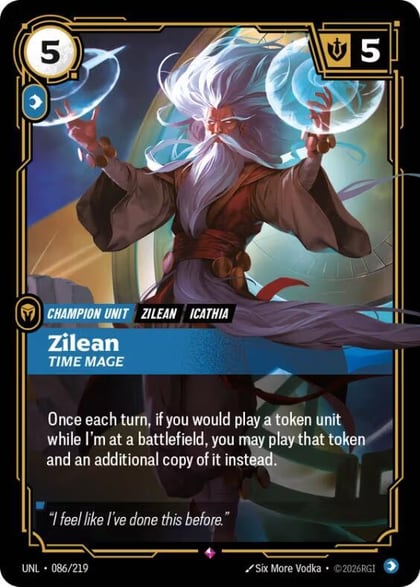 Zilean - Time Mage, Unleashed 086/219
