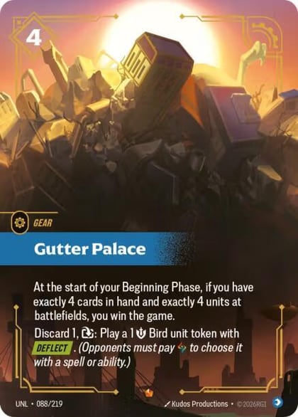 Gutter Palace, Unleashed 088/219