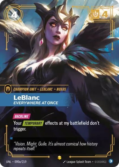 LeBlanc - Everywhere At Once (Alternate Art), Unleashed 090a/219