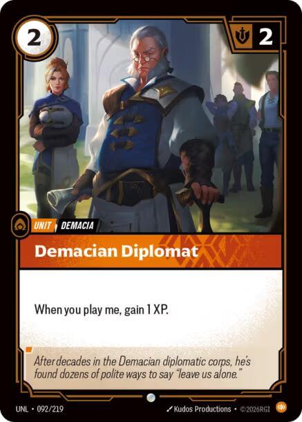 Demacian Diplomat, Unleashed 092/219