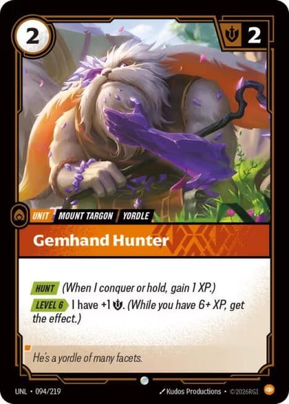 Gemhand Hunter, Unleashed 094/219