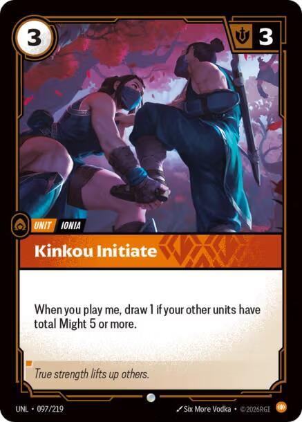 Kinkou Initiate, Unleashed 097/219