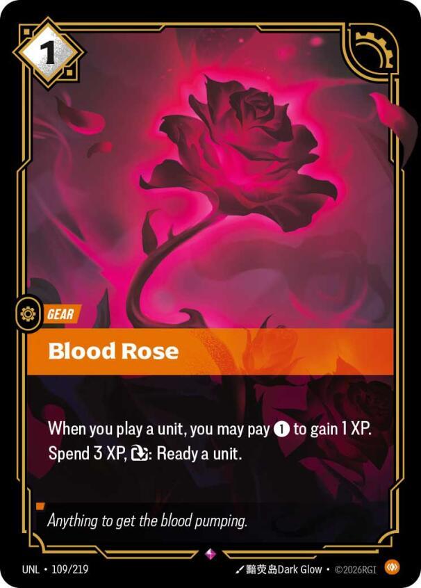 Blood Rose, Unleashed 109/219