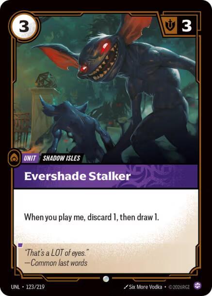 Evershade Stalker, Unleashed 123/219