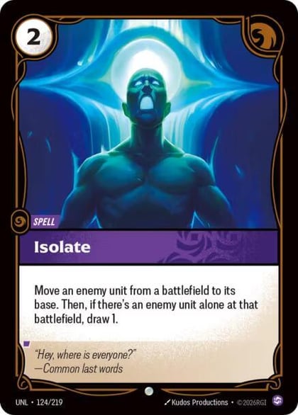 Isolate, Unleashed 124/219